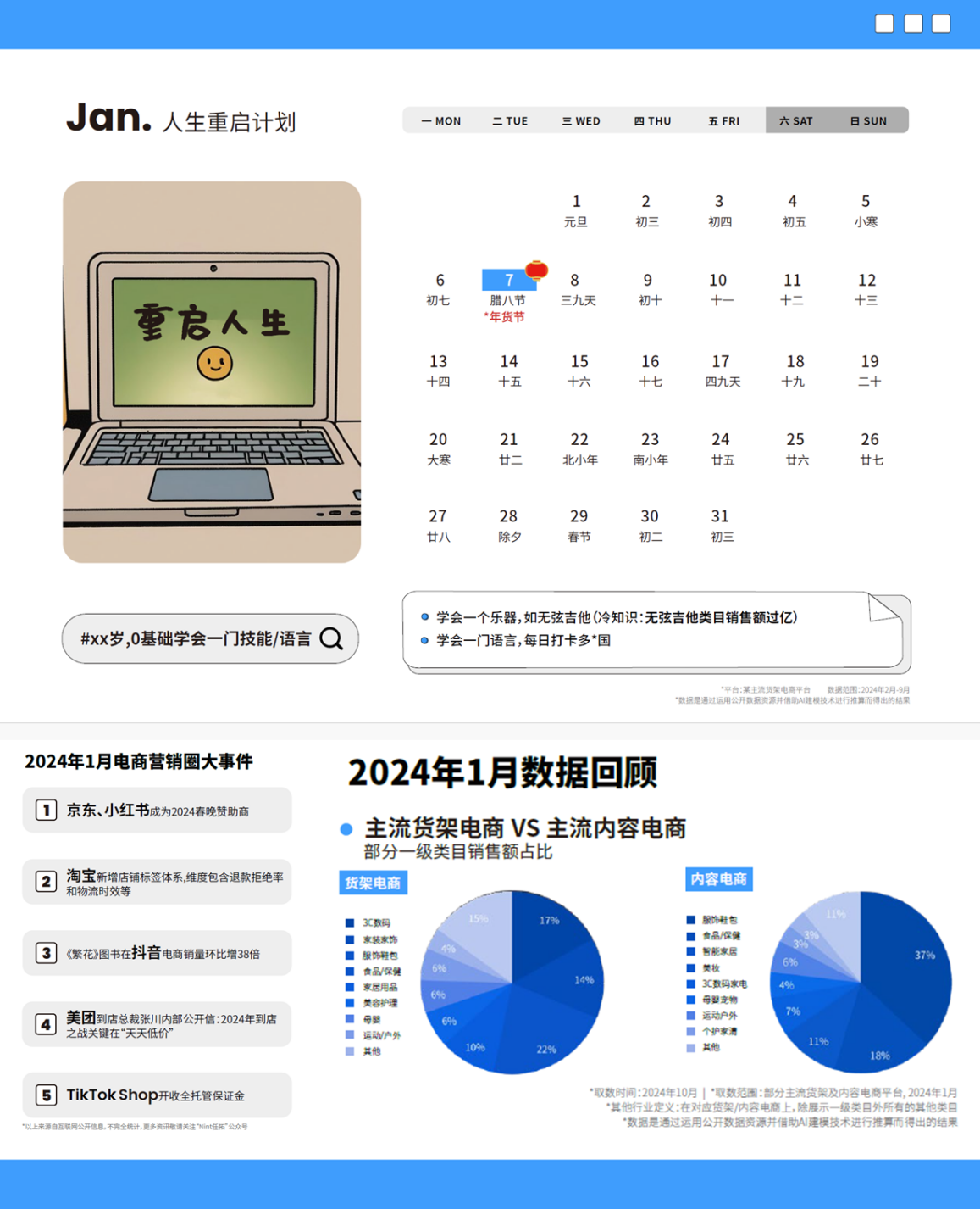 查收完整任拓2025电商营销日历，一年趋势，一本看尽！